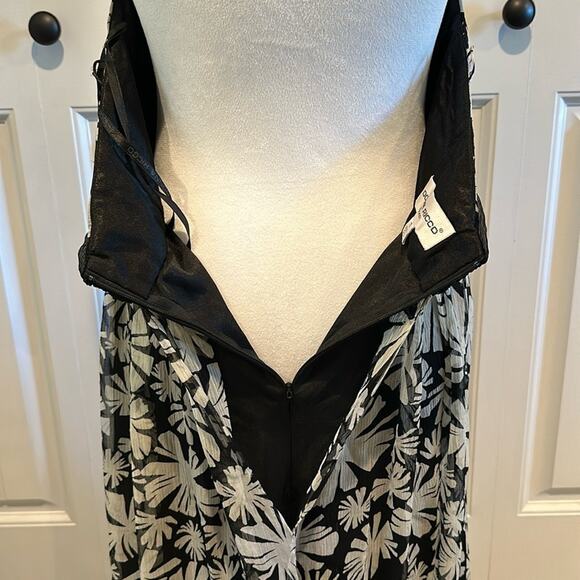 Donna Ricco size 10 Vintage Y2K Halter Open Back Silk Dress - Picture 13 of 16